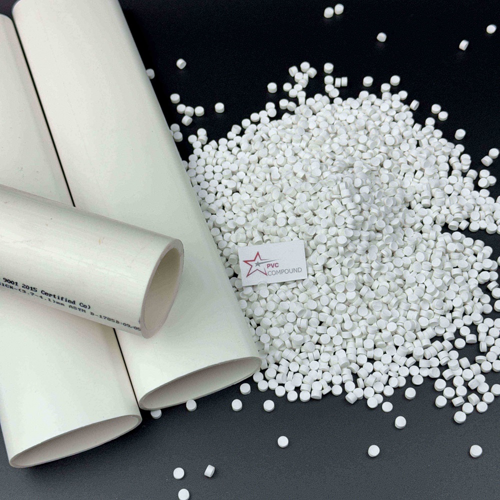 UPVC Granules Compound Pellet Grains PVC Blend Mixers for Panels Shutter Channel Roofing Production