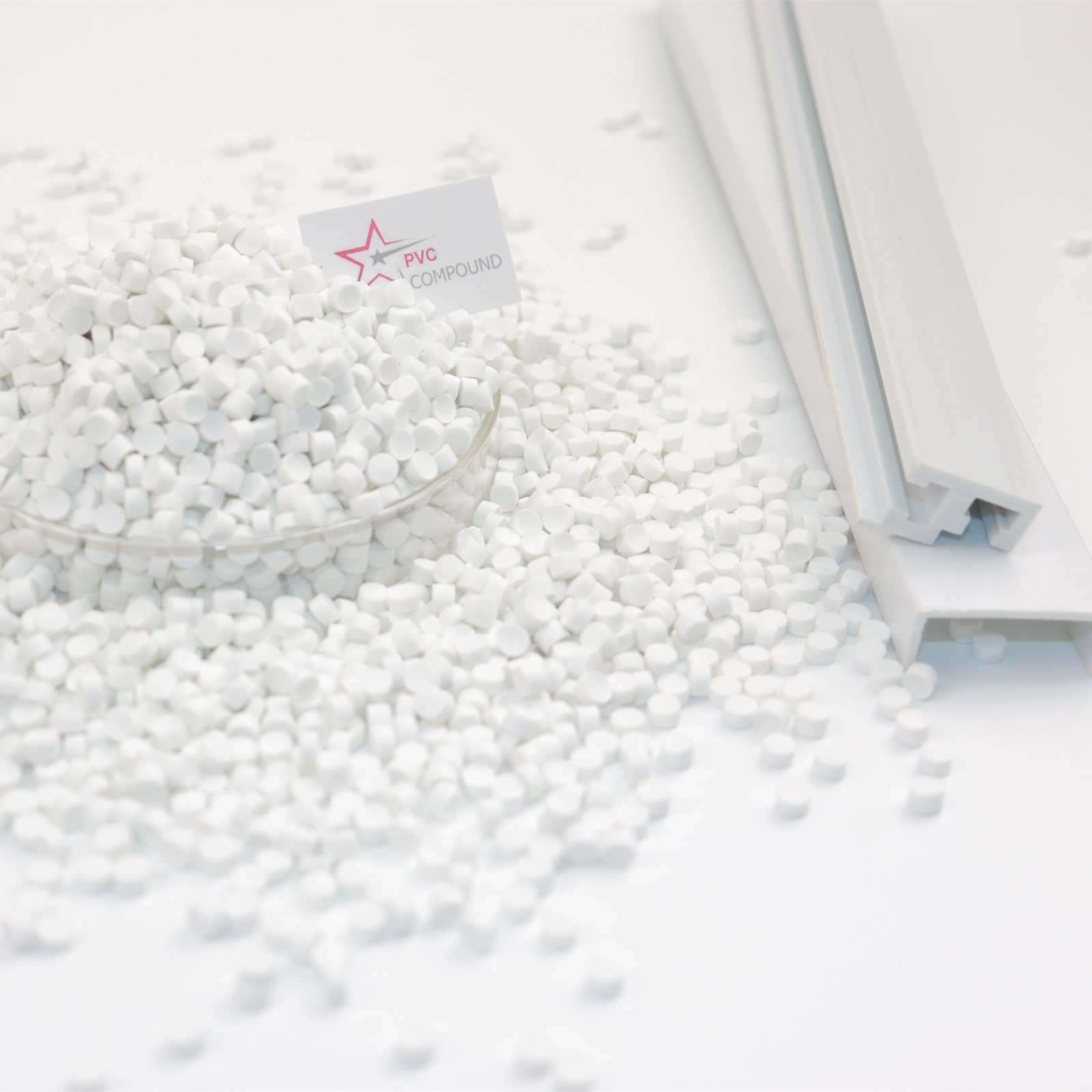 Customized UPVC Aluminum Profile Grains Rigid PVC Granules Supplier
